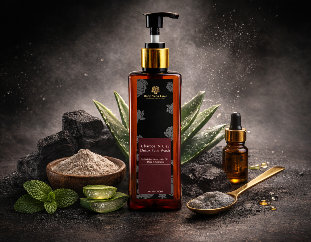 Charcoal & Clay Detox Face Wash