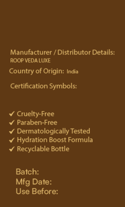 Luxury Ayurvedic Herbal Shampoo | Roop Veda Luxe