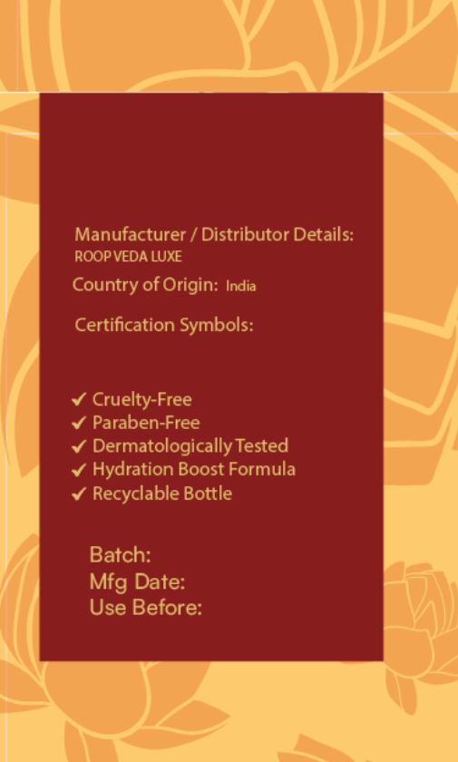 Turmeric Saffron Radiance Mist | Roop Veda Luxe