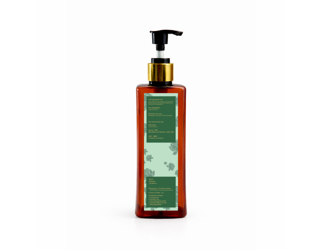 Spirulina Face Wash for Antioxidant Cleanse | Roop Veda Luxe