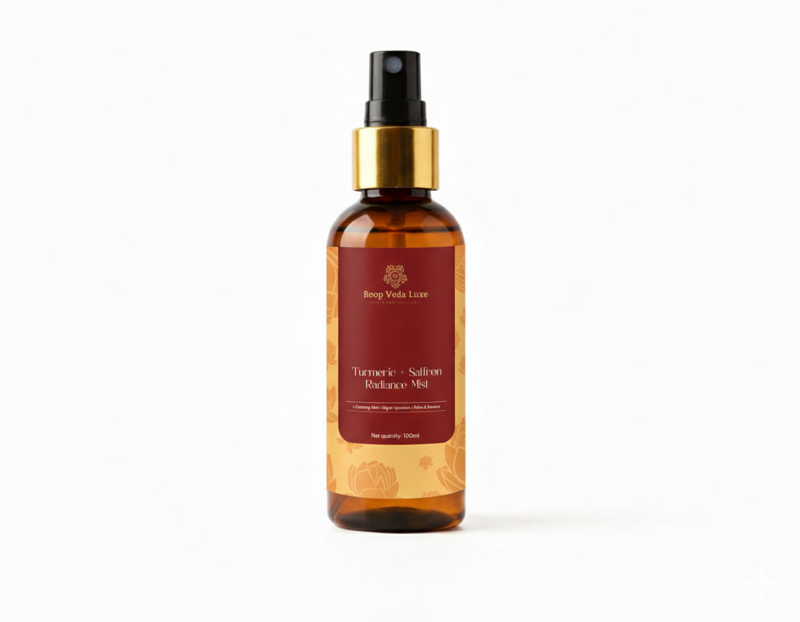 Turmeric Saffron Radiance Mist | Roop Veda Luxe