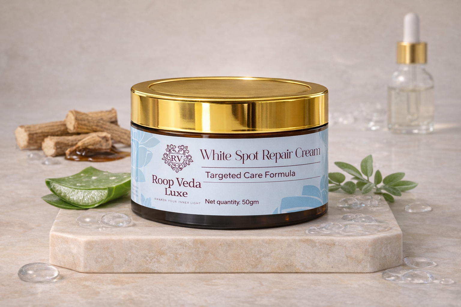 White Spot Repair Cream for Even Tone | Roop Veda Luxe